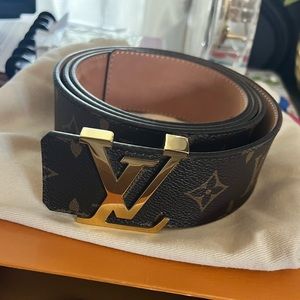 Authentic LV Monogram Belt